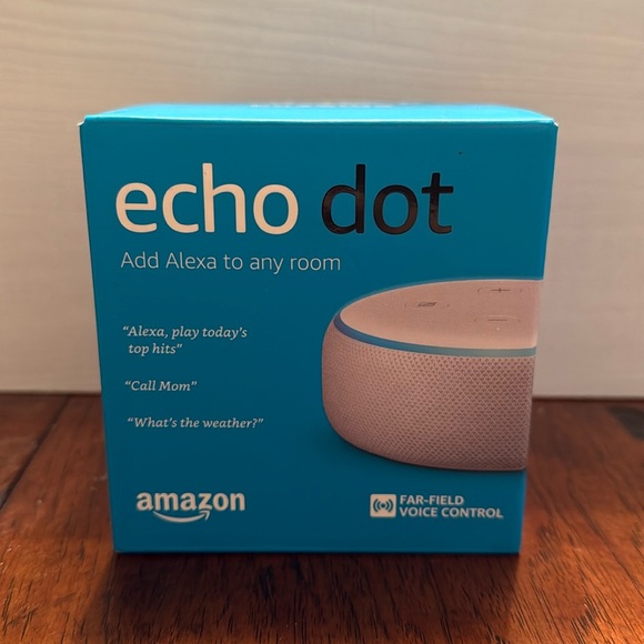 Open box, never used Amazon Echo Dot 3rd Gen White - Picture 1 of 3